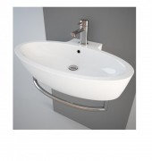 Раковина для ванної підвісна Simas колекція Spazio біла LFT34