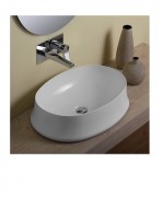 Раковина для ванної накладна Simas колекція Sharp біла SH04