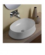 Раковина для ванной накладная Simas коллекция Sharp белая SH04