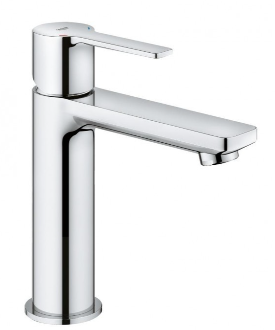 Змішувач для раковини одноважеля з донним клапаном Grohe колекція Lineare хром 32114001