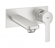 Смеситель для раковины однорычажный настенный скрытый Grohe коллекция Lineare суперсталь 19409DC1