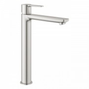 Смеситель для раковины однорычажный высокий Grohe Lineare суперсталь 23405DC1