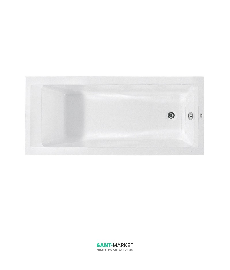 Ванна акриловая прямоугольная Hafro Era 170х75х59 2ERA2N1