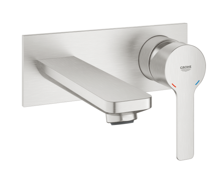 Змішувач для раковини одноважеля настінний прихований Grohe колекція Lineare суперсталь 19409DC1