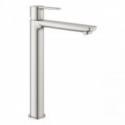 Смеситель для раковины однорычажный высокий Grohe Lineare суперсталь 23405DC1