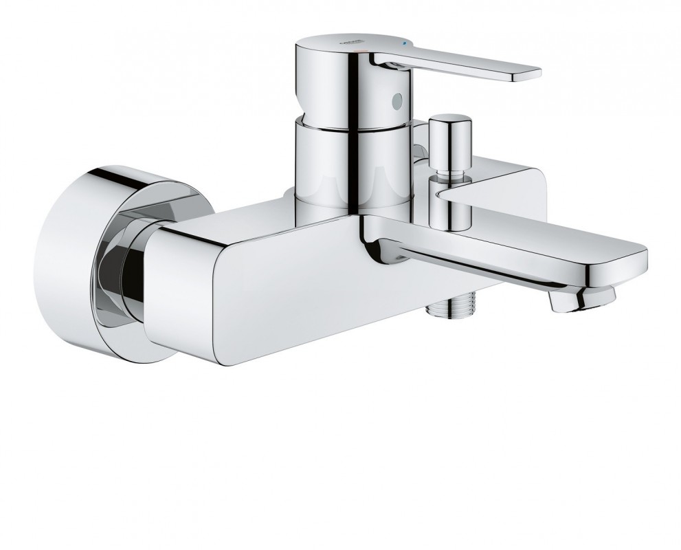 Смеситель однорычажный для ванны с коротким изливом Grohe Lineare хром 33849001