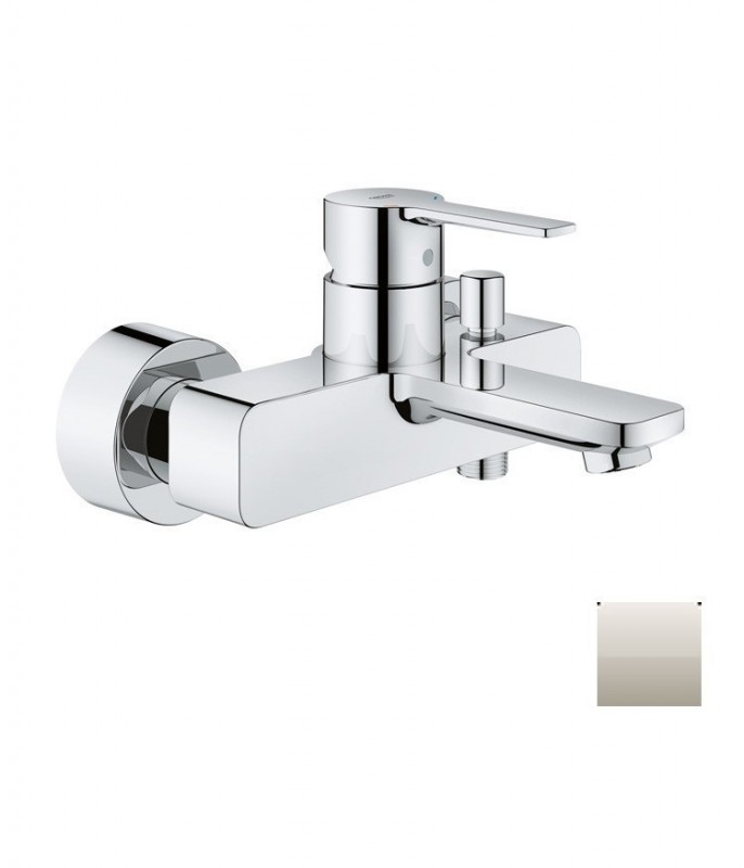 Смеситель однорычажный для ванны с коротким изливом Grohe Lineare суперсталь 33849DC1