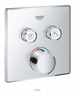 Внешняя панель смесителя Grohe SmartControl на 2 выхода хром 29148000