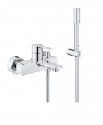 Смеситель однорычажный  для ванны Grohe Lineare с душевым гарнитуром хром 33850001