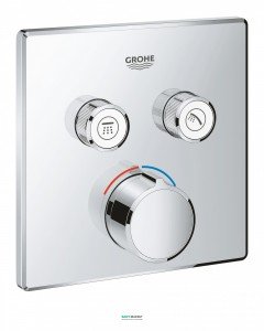 Внешняя панель смесителя Grohe SmartControl на 2 выхода хром 29148000