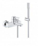 Смеситель однорычажный  для ванны Grohe Lineare с душевым гарнитуром хром 33850001