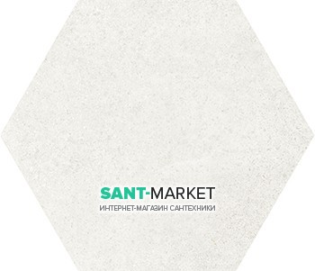 Плитка напольная Equipe Hexatile Cement White 17 5*20 22092 