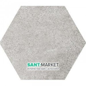Плитка напольная Equipe Hexatile Cement Grey 17 5*20 22093