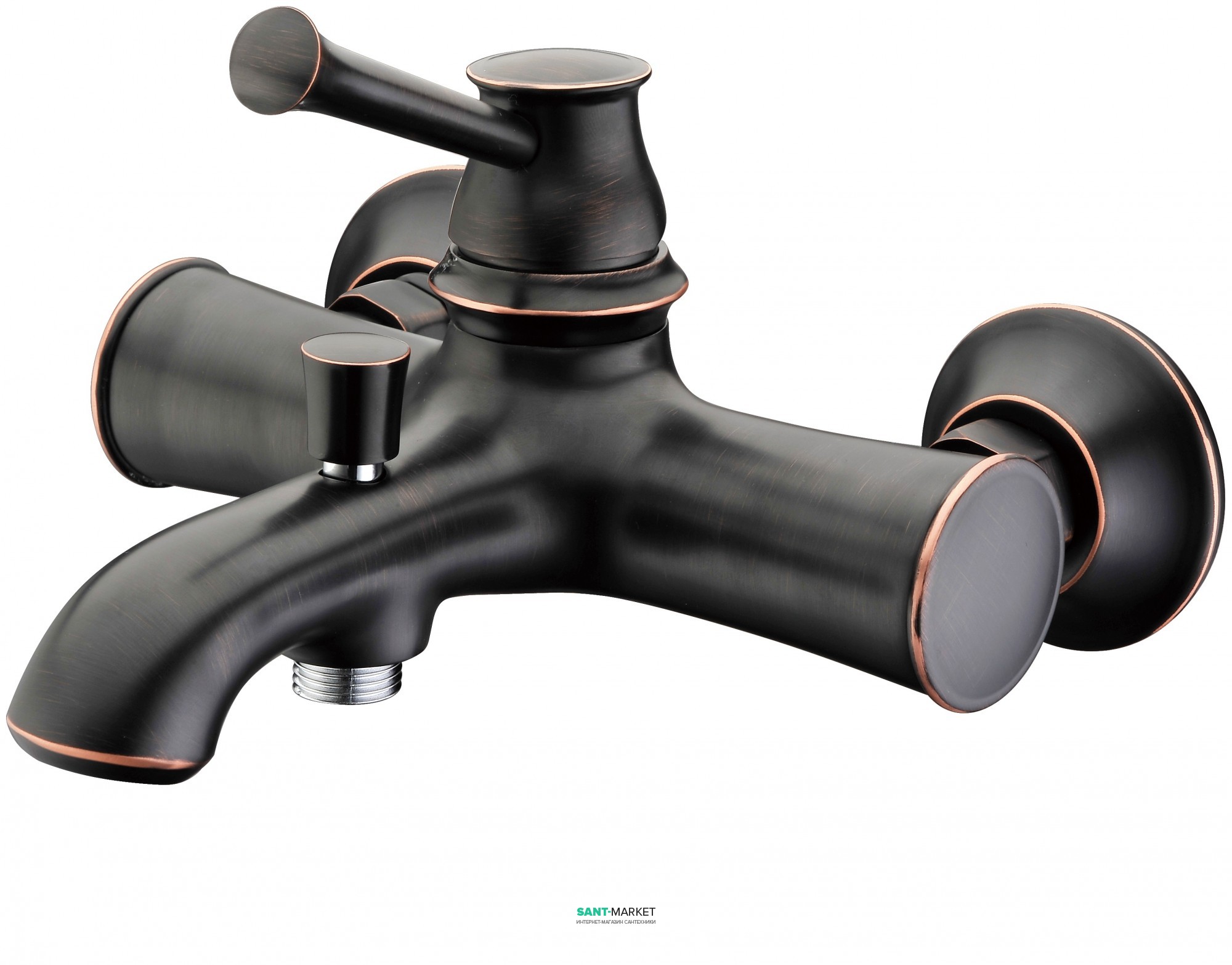 Змішувач одинважільний для ванни Imprese Podzimu Zrala бронза ZMK02170804