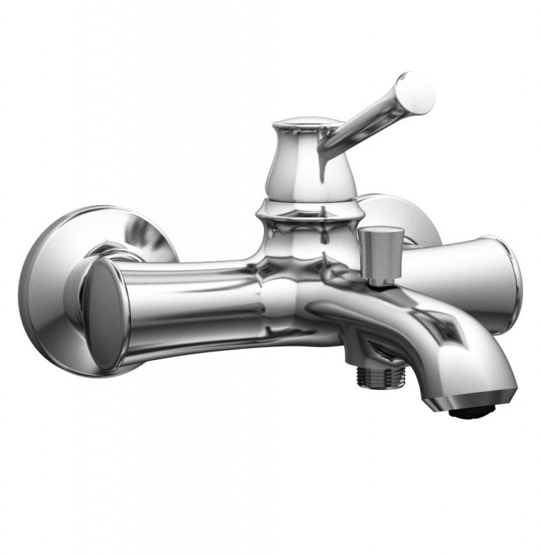Смеситель однорычажный для ванны Imprese Podzimu Ledove хром ZMK01170104