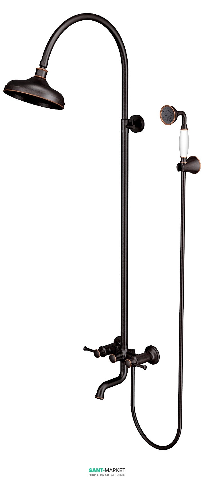 Душова система для ванни Imprese Podzimu Zrala бронза ZMK02170809