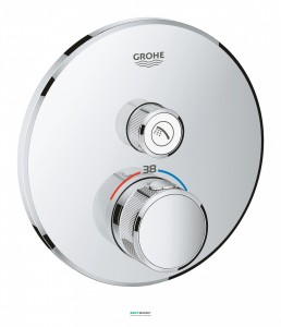Зовнішня панель термостата Grohe Grohtherm SmartControl на 1 вихід хром 29118000
