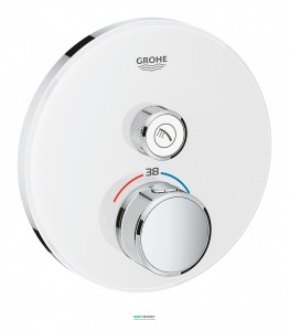 Внешняя панель термостата Grohe Grohtherm SmartControl на 1 выход белая 29150LS0