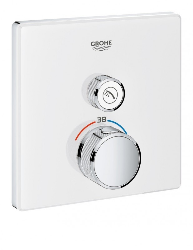 Внешняя панель термостата Grohe Grohtherm SmartControl на 1 выход белый 29153LS0