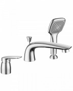 Смеситель однорычажный на борт ванны с душем Imprese Praha new 85030 new