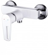 Смеситель для душа настенный однорычажный Imprese Breclav белый 15245W