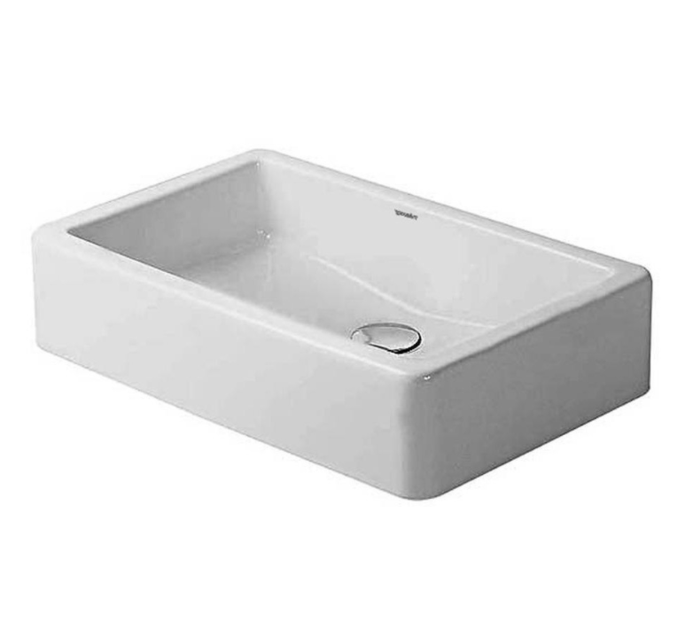 Раковина для ванної накладна Duravit колекція Vero 60х38х15 біла 0455600000