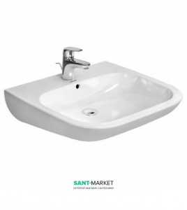 Раковина для ванної підвісна Duravit колекція D-Code 60х55.5х15.5 біла 23126000002