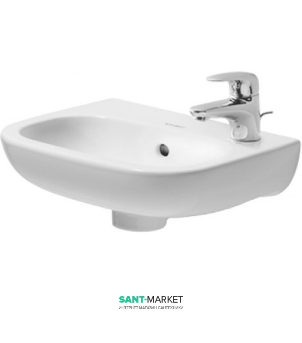 Раковина для ванной подвесная Duravit коллекция D-Code 36х27х13 белая 07053600082
