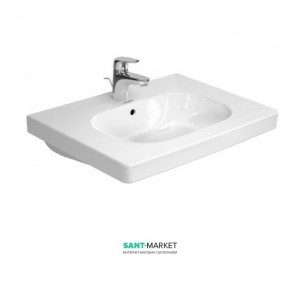 Раковина для ванної підвісна Duravit колекція D-Code 65х48х5х17.5 біла 03426500002