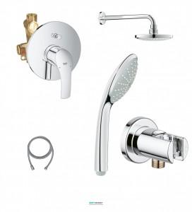Душевая система cрытого монтажа Grohe Eurosmart со смесителем хром 124440