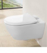 Унитаз подвесной Villeroy&Boch Subway 2.0 ViFresh с открытым смывным краем + Сиденье SoftClosing 5614A101 + 9M78S101