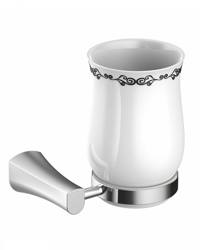 Стакан подвесной для зубных щеток Imprese Cuthna хром 120280 stribro