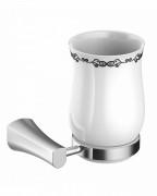 Стакан підвісний для зубних щіток Imprese Cuthna хром 120280 stribro