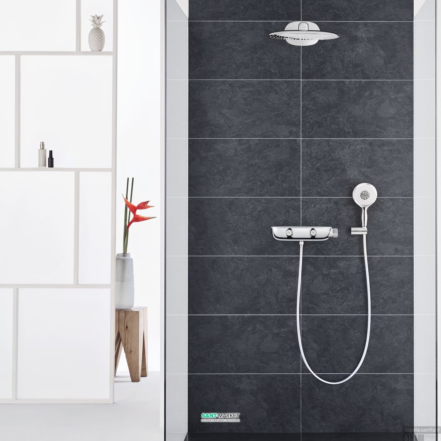 Набор для душа Grohe Rainshower System SmartControl 360 MONO Combi хром 26446000