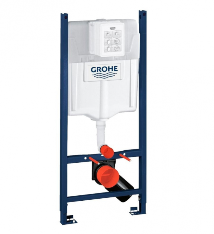 Система інсталяції для підвісного унітазу Grohe Rapid SL з підключеннями 38840000