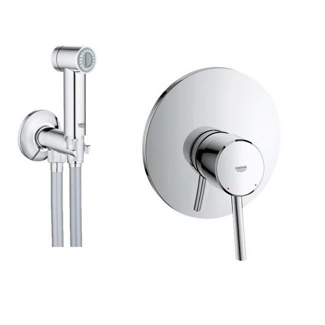 Набор для гигиенического душа Grohe Concetto со смесителем скрытого монтажа UA26332007