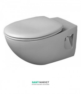 Унітаз консольний Duravit Duraplus Colomba з кришкою Soft-Close 2547090000/0064290000