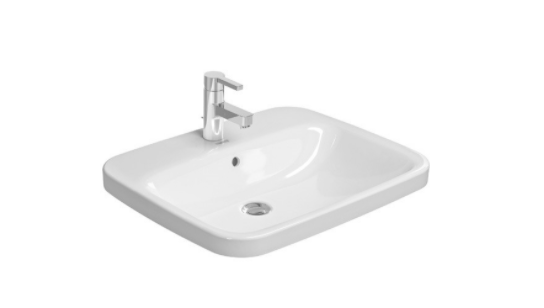 Раковина для ванної вбудована Duravit колекція DuraStyle 61.5х49.5х17 біла 0374620000