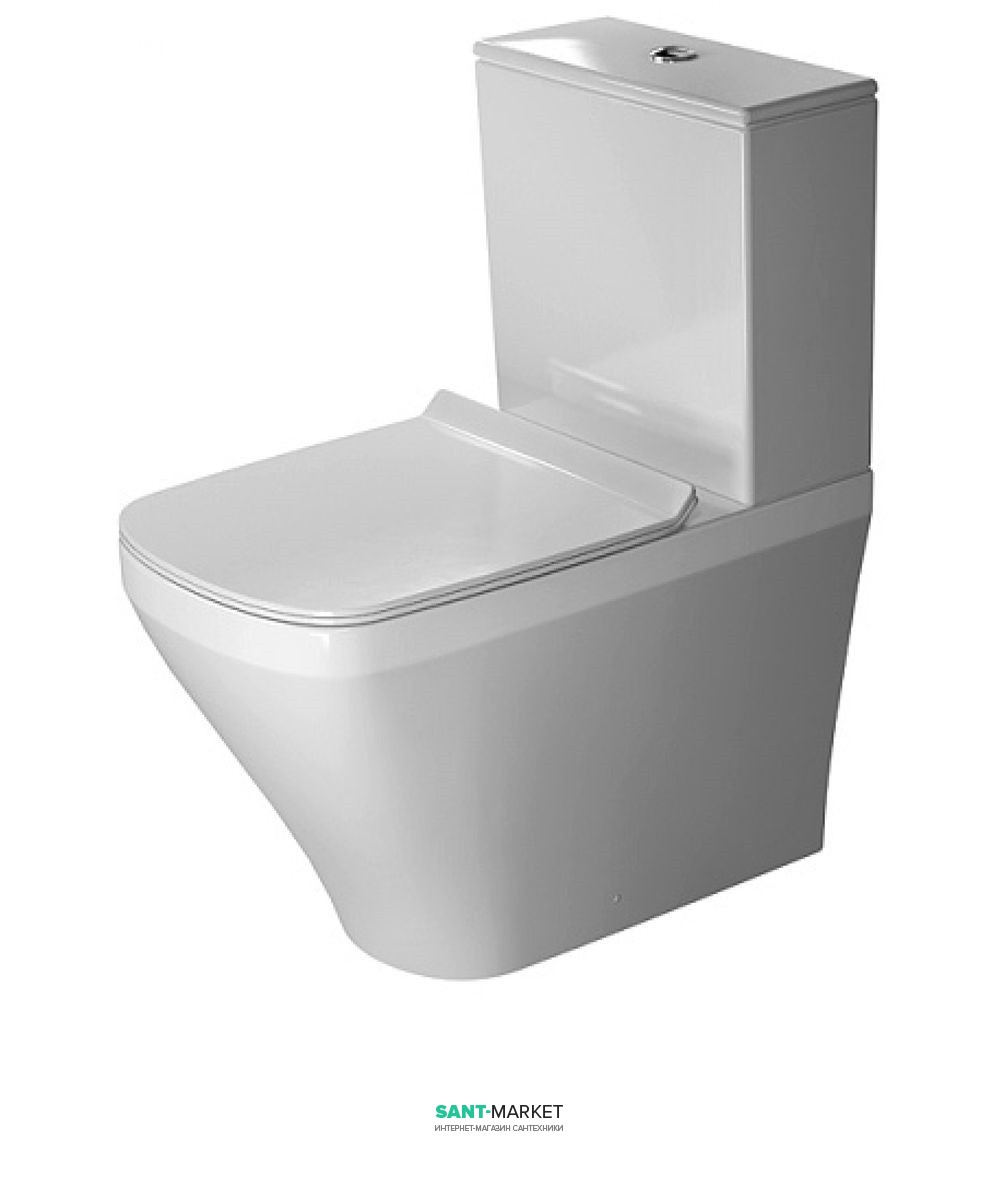 Унитаз напольный Duravit DuraStyle с бачком и крышкой SoftClose 2155090000/0093510005/0063790000