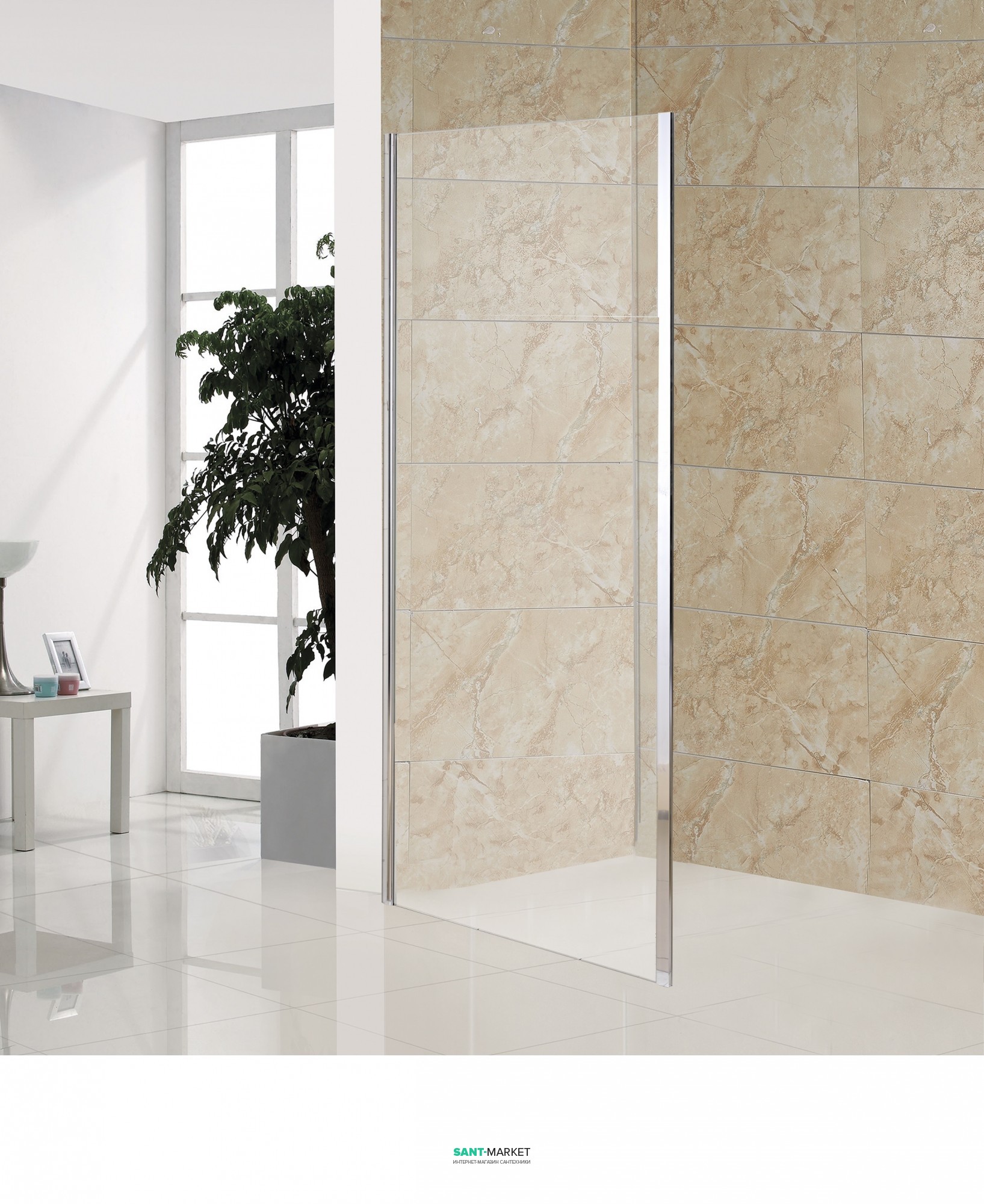 Боковая стенка Eger 90х185 для комплектации с дверьми bifold 599-163-90W