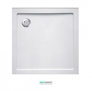 Душовий піддон квадратний Eger 90х90х3.5 білий 599-9090S