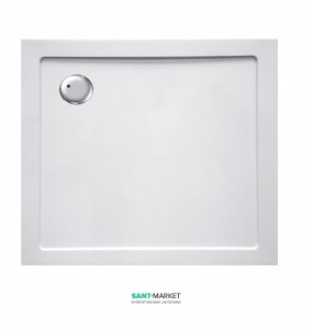 Душовий піддон прямокутний Eger 100х80х3.5 білий 599-1080S