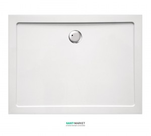 Душовий піддон прямокутний Eger 120х80х3.5 білий 599-1280S