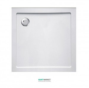 Душовий піддон квадратний Eger 90х90х3.5 білий 599-9090S
