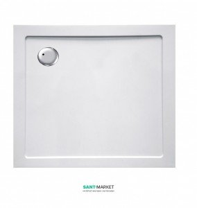 Душовий піддон прямокутний Eger 100х80х3.5 білий 599-1080S