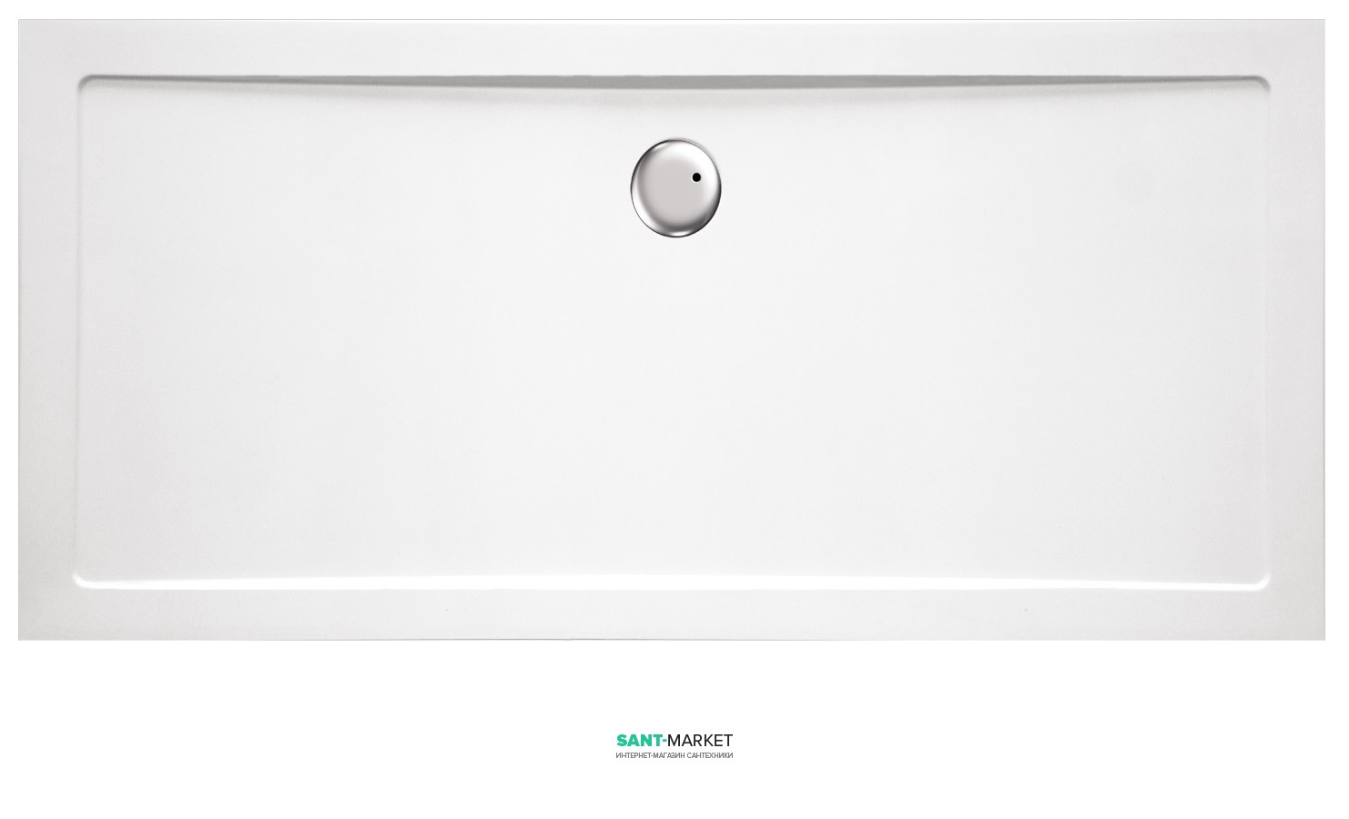 Душевой поддон прямоугольный Eger 90х140х3.5 белый 599-1490S