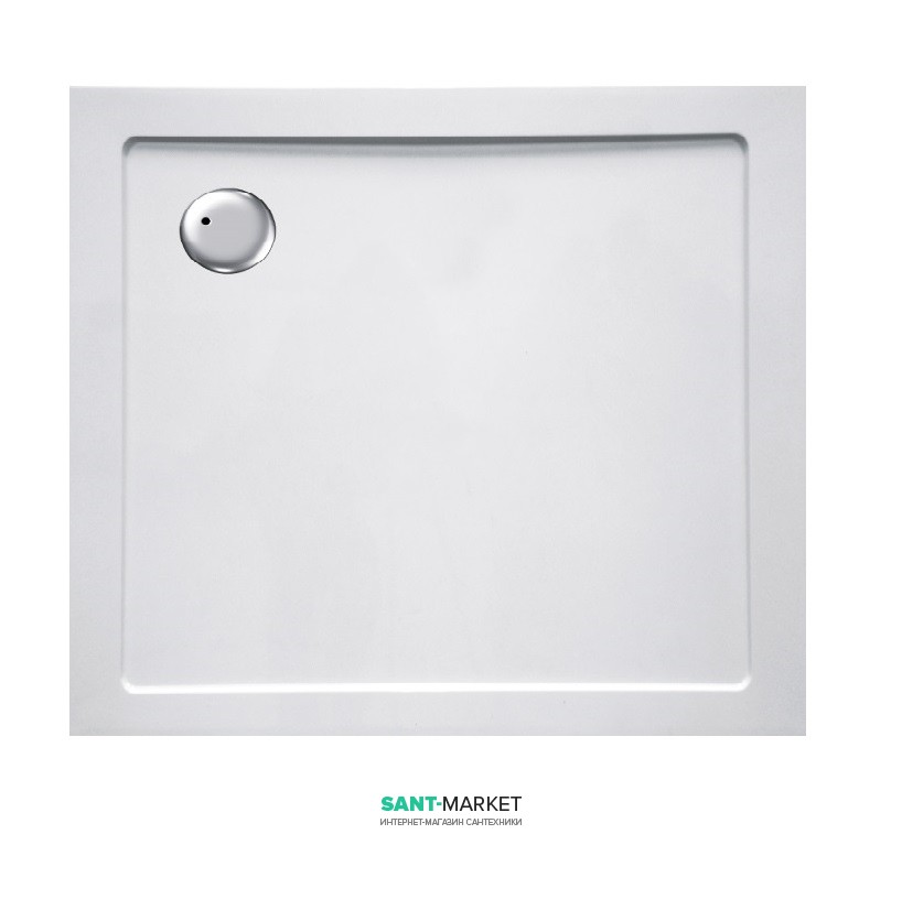 Душевой поддон прямоугольный Eger 90х80х3.5 белый 599-9080S