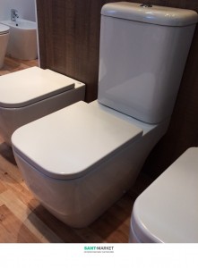 Унитаз напольный компакт Volle Orlando + сиденье твердое Slim slow-closing 13-35-342
