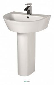 Раковина для ванної на п'єдестал з п'єдесталом Volle колекція Nemo біла 13-17-023