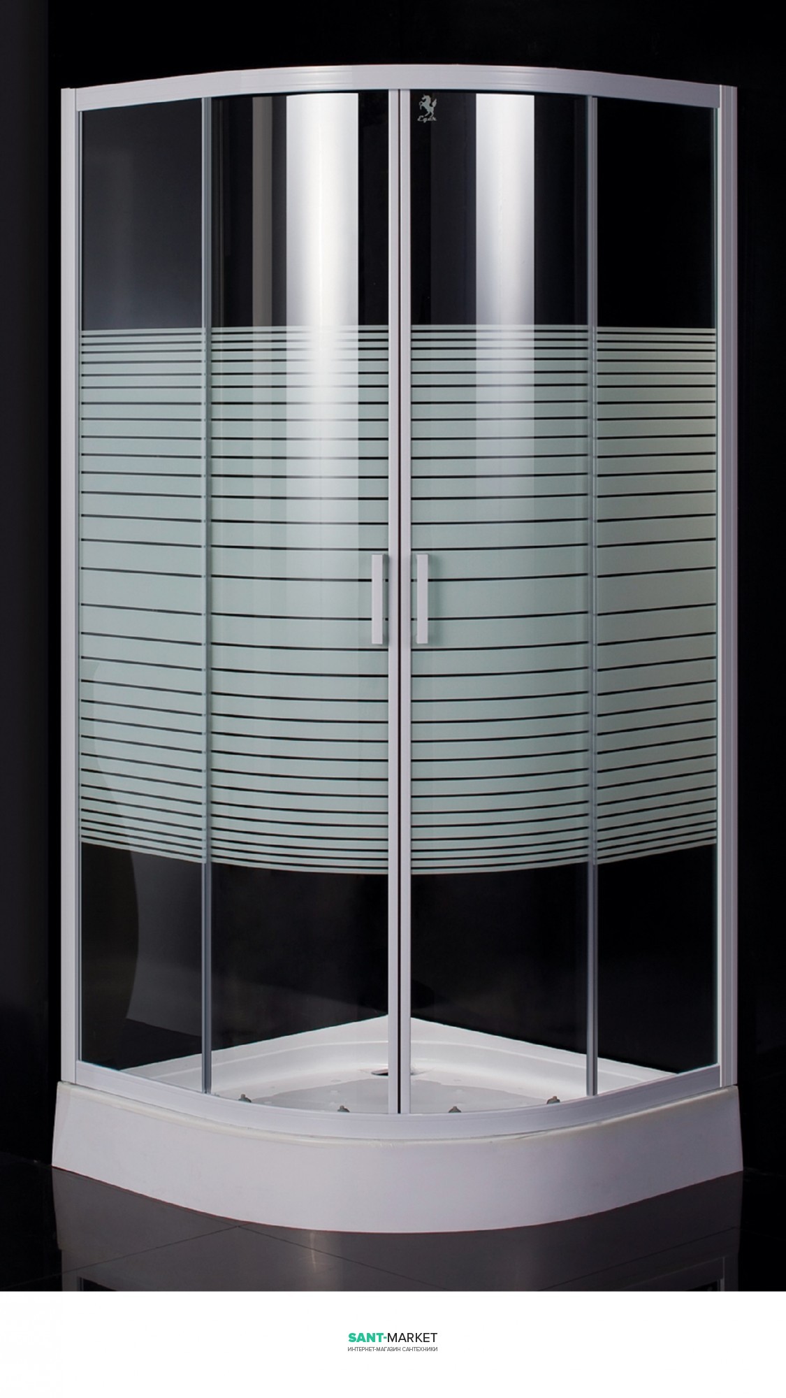 Душова кабіна Eger Tisza 90х90х200 низький піддон 599-021-А